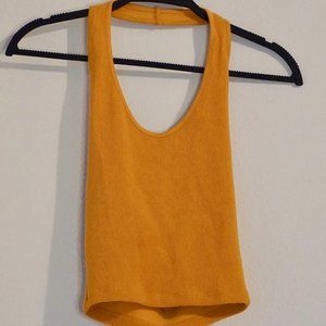 Topshop Stretchy Ribbed halter top